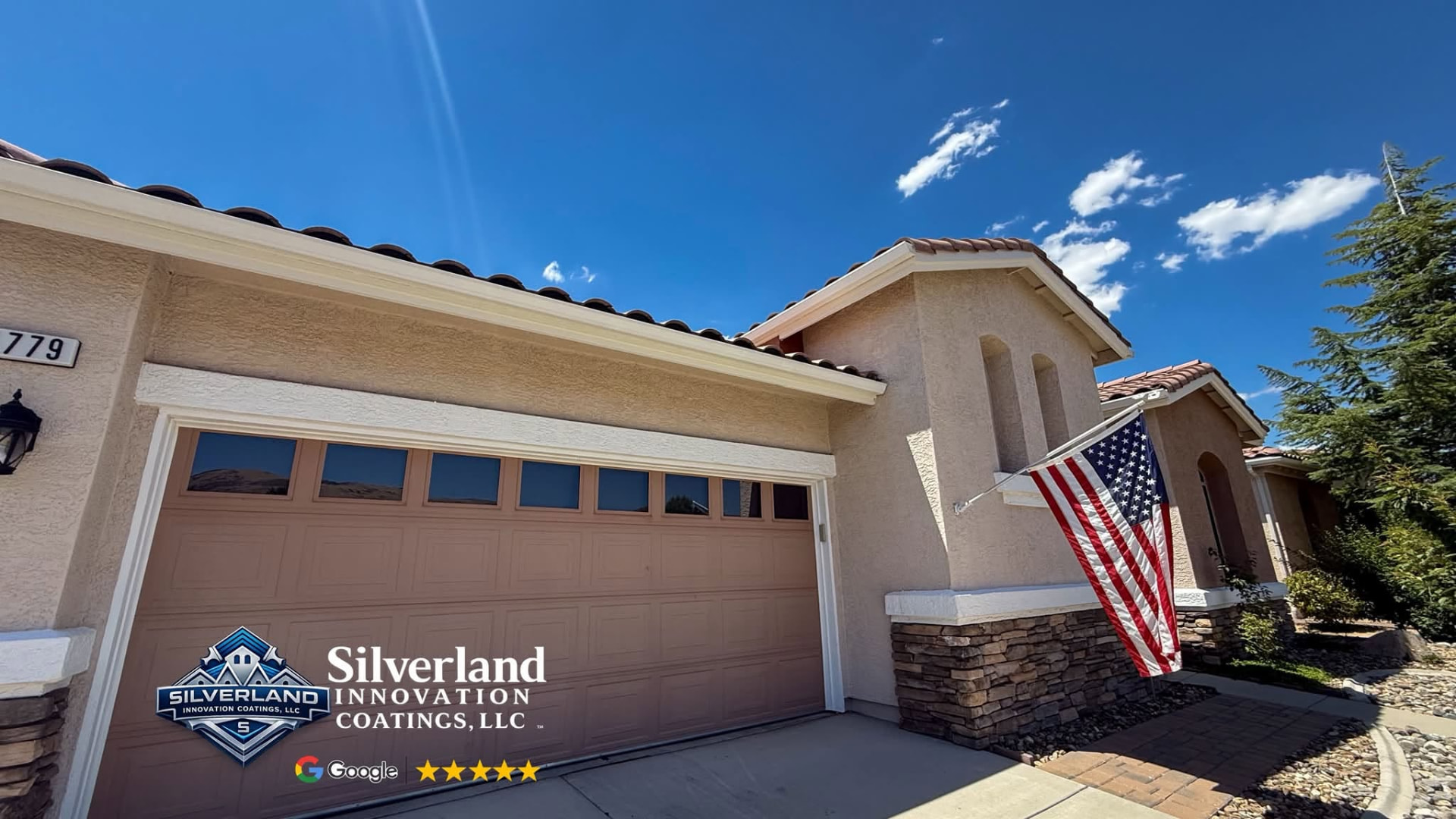 Freshly painted Northern Nevada home exterior